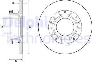 Delphi BG4673 - Əyləc Diski furqanavto.az