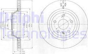 Delphi BG4090 - Əyləc Diski furqanavto.az