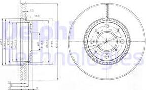 Delphi BG4049C - Əyləc Diski furqanavto.az