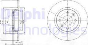 Delphi BG4045 - Əyləc Diski furqanavto.az