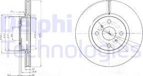 Delphi BG4054 - Əyləc Diski furqanavto.az