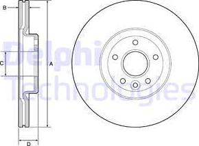 Delphi BG4056 - Əyləc Diski furqanavto.az