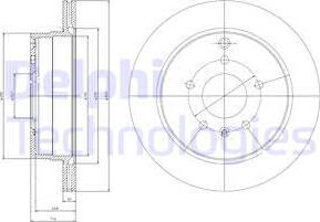 Delphi BG4069 - Əyləc Diski furqanavto.az