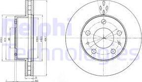 Delphi BG4060 - Əyləc Diski furqanavto.az