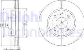 Delphi BG4068 - Əyləc Diski furqanavto.az