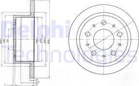 Delphi BG4062 - Əyləc Diski furqanavto.az