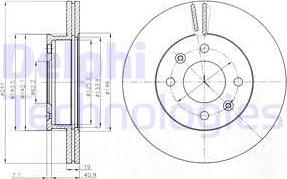 Delphi BG4009 - Əyləc Diski furqanavto.az