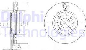 Delphi BG4004C - Əyləc Diski furqanavto.az