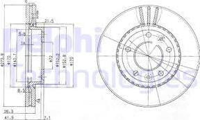 Delphi BG4015 - Əyləc Diski furqanavto.az