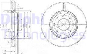 Delphi BG4016 - Əyləc Diski furqanavto.az