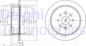 Delphi BG4018 - Əyləc Diski furqanavto.az