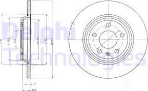 Delphi BG4081 - Əyləc Diski furqanavto.az