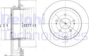 Delphi BG4035 - Əyləc Diski furqanavto.az