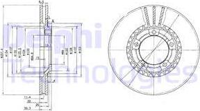 Delphi BG4036 - Əyləc Diski furqanavto.az