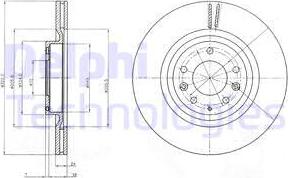 Delphi BG4028 - Əyləc Diski furqanavto.az