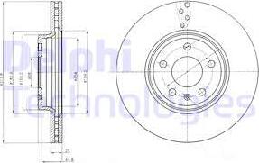 Delphi BG4079C-18B1 - Əyləc Diski furqanavto.az