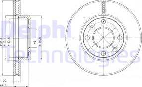 Delphi BG4195 - Əyləc Diski furqanavto.az