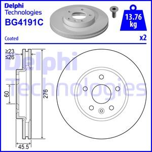 Delphi BG4191C-18B1 - Əyləc Diski furqanavto.az