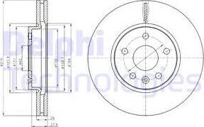 Delphi BG4191-C - Əyləc Diski furqanavto.az