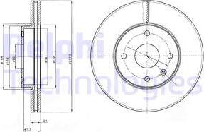 Delphi BG4193 - Əyləc Diski furqanavto.az