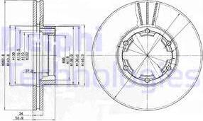 Delphi BG4140 - Əyləc Diski furqanavto.az