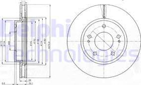 Delphi BG4147 - Əyləc Diski furqanavto.az