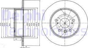 Delphi BG4156 - Əyləc Diski furqanavto.az