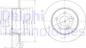 Delphi BG4152 - Əyləc Diski furqanavto.az