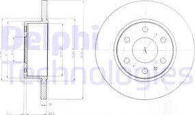 Delphi BG4164 - Əyləc Diski furqanavto.az