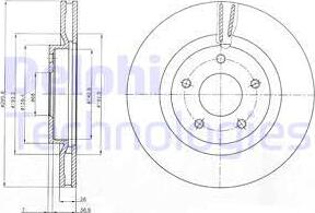 Delphi BG4109 - Əyləc Diski furqanavto.az