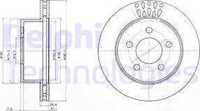 Delphi BG4103 - Əyləc Diski furqanavto.az