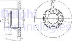 Delphi BG4102 - Əyləc Diski furqanavto.az