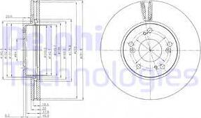 Delphi BG4119 - Əyləc Diski furqanavto.az