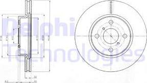 Delphi BG4116C-18B1 - Əyləc Diski furqanavto.az