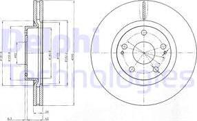 Delphi BG4113 - Əyləc Diski furqanavto.az