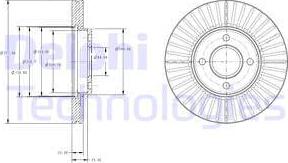 Delphi BG4117 - Əyləc Diski furqanavto.az