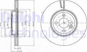 Delphi BG4184 - Əyləc Diski furqanavto.az