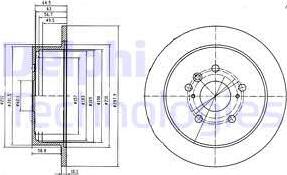 Delphi BG4180 - Əyləc Diski furqanavto.az