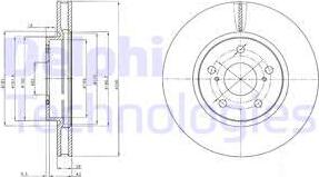 Delphi BG4139C - Əyləc Diski furqanavto.az