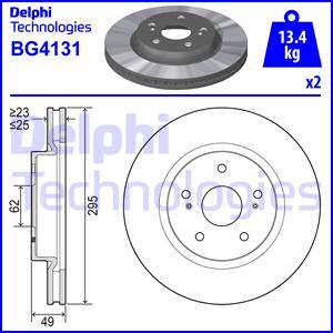 Delphi BG4131 - Əyləc Diski furqanavto.az