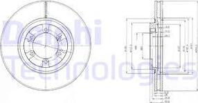 Delphi BG4133 - Əyləc Diski furqanavto.az