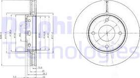 Delphi BG4127 - Əyləc Diski furqanavto.az