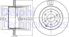 Delphi BG4174 - Əyləc Diski furqanavto.az