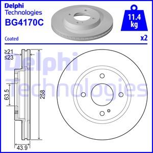 Delphi BG4170C - Əyləc Diski furqanavto.az