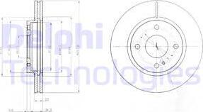 Delphi BG4170 - Əyləc Diski furqanavto.az