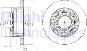 Delphi BG4171 - Əyləc Diski furqanavto.az