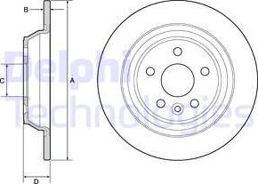 Delphi BG4804C - Əyləc Diski furqanavto.az