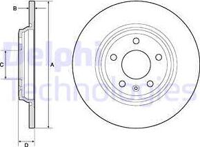 Delphi BG4800C-19B1 - Əyləc Diski furqanavto.az