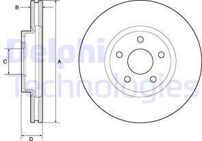 Delphi BG4803C - Əyləc Diski furqanavto.az