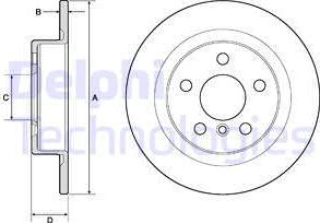 Delphi BG4812C-19B1 - Əyləc Diski furqanavto.az